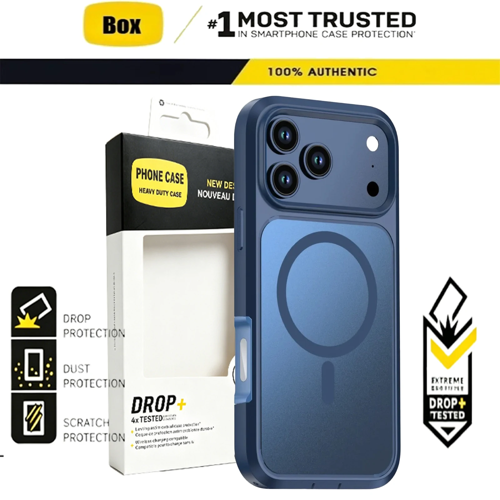 Heavy Equipment Bucket - Ott-Box ミリタリーグレード ヘビーデューティー マグネティック充電ケース iPhone 18