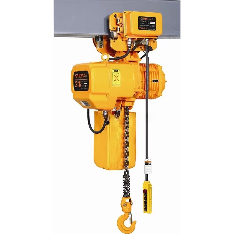 デュアルスピード電動チェーンホイスト1トン、トロリー付き、高 - Heavy Equipment Lift のレビューと価格
